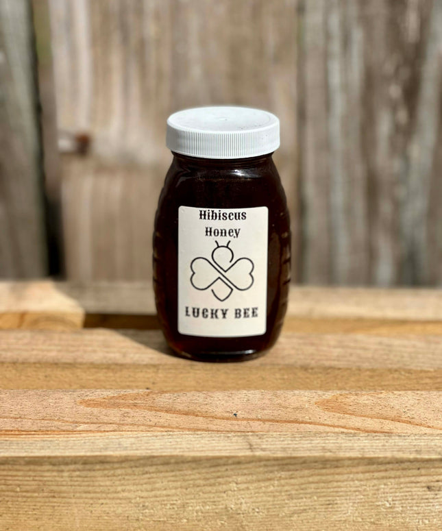 Hibiscus Infused Raw Honey
