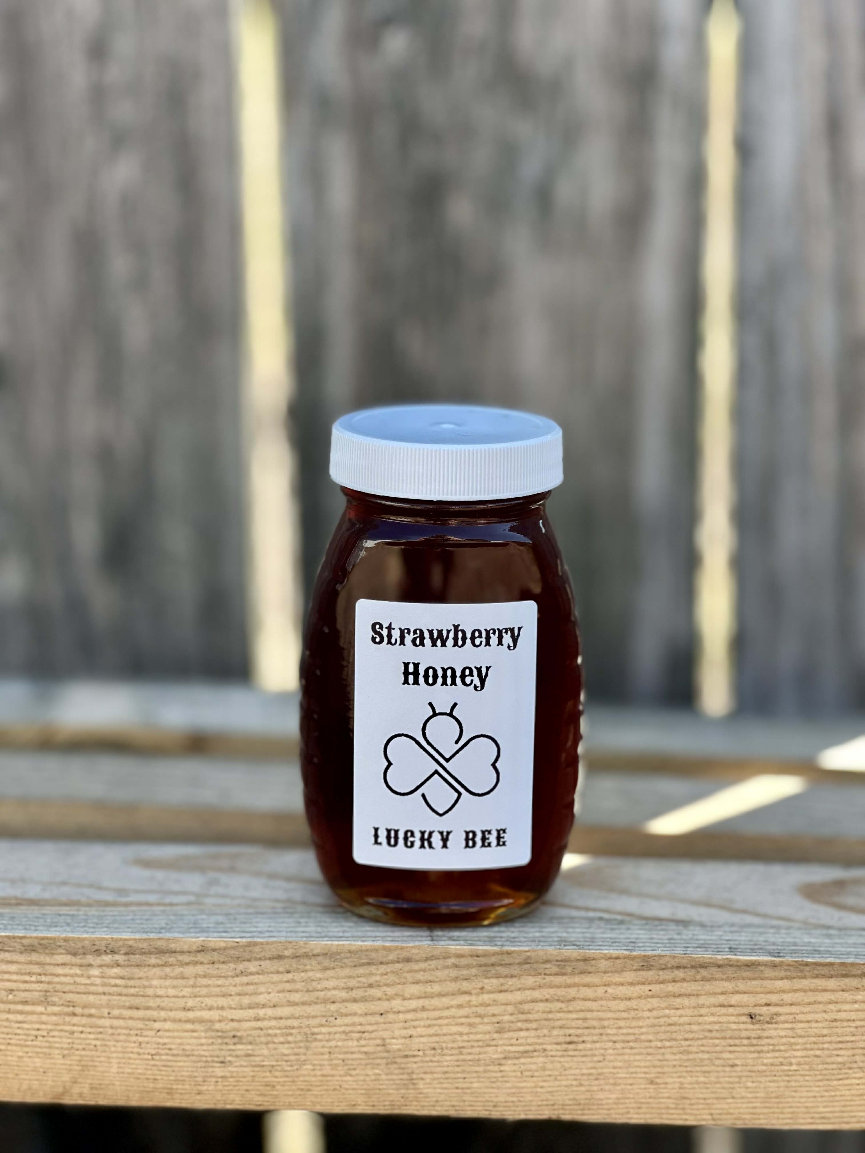 Strawberry Infused Raw Honey